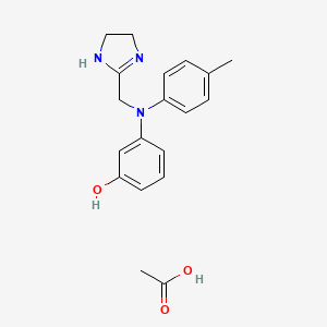 molecular formula C19H23N3O3 B2818751 Phentolamine acetate CAS No. 249607-96-3