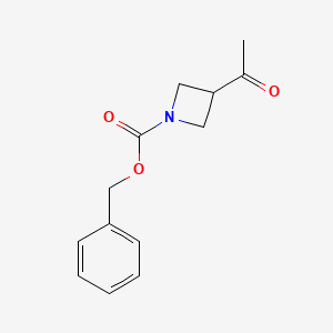 molecular formula C13H15NO3 B2818815 Benzyl 3-acetylazetidine-1-carboxylate CAS No. 2007909-65-9