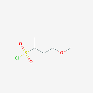 molecular formula C5H11ClO3S B2818997 4-Methoxybutane-2-sulfonyl chloride CAS No. 1250276-93-7