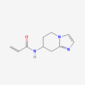 molecular formula C10H13N3O B2819053 N-(5,6,7,8-Tetrahydroimidazo[1,2-a]pyridin-7-yl)prop-2-enamide CAS No. 2176573-13-8