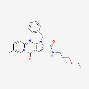 1-benzyl-N-(3-ethoxypropyl)-7-methyl-4-oxo-1,4-dihydropyrido[1,2-a]pyrrolo[2,3-d]pyrimidine-2-carboxamide