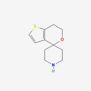 molecular formula C11H15NOS B2819200 6',7'-Dihydrospiro[piperidine-4,4'-thieno[3,2-c]pyran] CAS No. 1310425-71-8