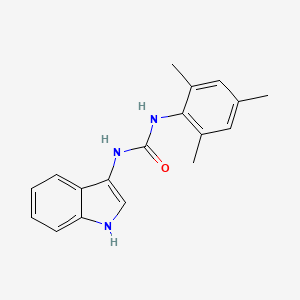 molecular formula C18H19N3O B2819275 1-(1H-indol-3-yl)-3-mesitylurea CAS No. 941968-65-6