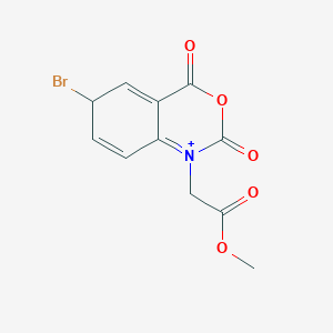 molecular formula C11H8BrNO5 B2819339 methyl 2-(6-bromo-2,4-dioxo-2,4-dihydro-1H-3,1-benzoxazin-1-yl)acetate CAS No. 105391-92-2