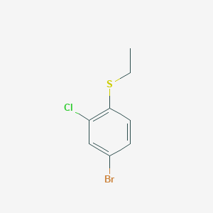 4-Bromo-2-chloro-1-(ethylsulfanyl)benzene