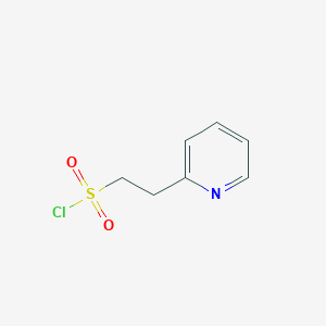 molecular formula C7H8ClNO2S B2819576 2-Pyridin-2-ylethanesulfonyl chloride CAS No. 151018-73-4