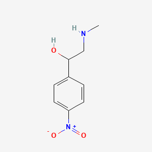 molecular formula C9H12N2O3 B2819595 2-(Methylamino)-1-(4-nitrophenyl)ethan-1-ol CAS No. 61192-64-1