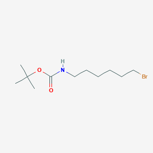 molecular formula C11H22BrNO2 B028196 tert-Butyl (6-bromohexyl)carbamate CAS No. 142356-33-0