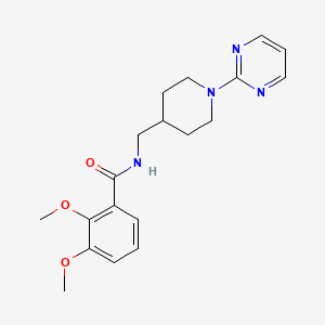 2,3-dimethoxy-N-((1-(pyrimidin-2-yl)piperidin-4-yl)methyl)benzamide