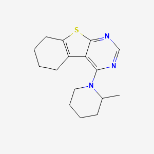 4-(2-Methylpiperidin-1-yl)-5,6,7,8-tetrahydro-[1]benzothiolo[2,3-d]pyrimidine