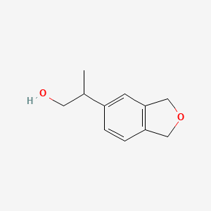 molecular formula C11H14O2 B2819626 2-(1,3-Dihydro-2-benzofuran-5-yl)propan-1-ol CAS No. 1891381-28-4