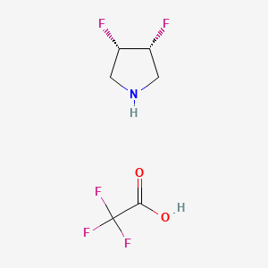 3,4-Difluoropyrrolidine, trifluoroacetic acid, cis