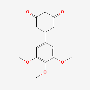 B2819636 5-(3,4,5-Trimethoxyphenyl)cyclohexane-1,3-dione CAS No. 144128-69-8
