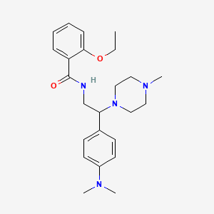 N-(2-(4-(dimethylamino)phenyl)-2-(4-methylpiperazin-1-yl)ethyl)-2-ethoxybenzamide
