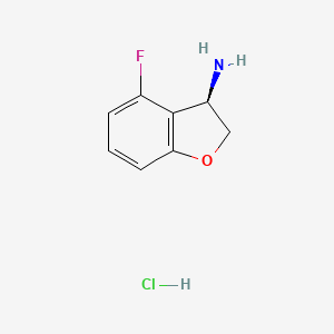 (3R)-4-Fluoro-2,3-dihydrobenzo[B]furan-3-ylamine hydrochloride