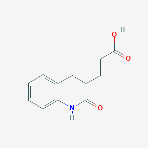 3-(2-Oxo-1,2,3,4-tetrahydroquinolin-3-yl)propanoic acid