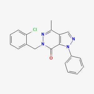 6-(2-chlorobenzyl)-4-methyl-1-phenyl-1H-pyrazolo[3,4-d]pyridazin-7(6H)-one