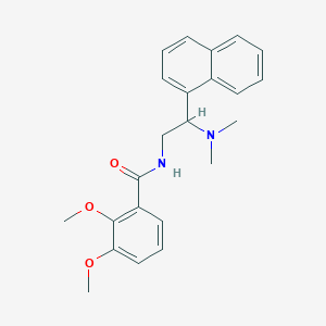 molecular formula C23H26N2O3 B2819704 N-(2-(dimethylamino)-2-(naphthalen-1-yl)ethyl)-2,3-dimethoxybenzamide CAS No. 941870-31-1