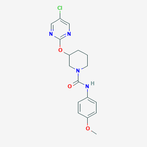 molecular formula C17H19ClN4O3 B2819719 3-((5-chloropyrimidin-2-yl)oxy)-N-(4-methoxyphenyl)piperidine-1-carboxamide CAS No. 2034530-16-8
