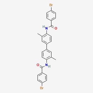 4-bromo-N-[4-[4-[(4-bromobenzoyl)amino]-3-methylphenyl]-2-methylphenyl]benzamide