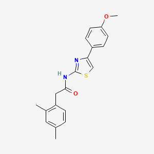 2-(2,4-dimethylphenyl)-N-(4-(4-methoxyphenyl)thiazol-2-yl)acetamide