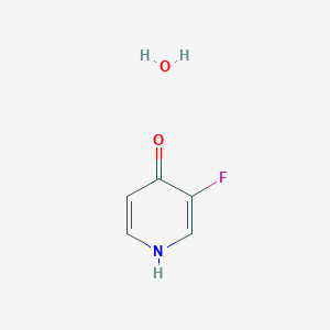 molecular formula C5H6FNO2 B2819739 3-Fluoropyridin-4-OL hydrate CAS No. 1881291-71-9