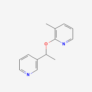 3-Methyl-2-[1-(pyridin-3-yl)ethoxy]pyridine