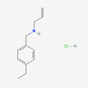 molecular formula C12H18ClN B2819812 N-(4-Ethylbenzyl)-2-propen-1-amine hydrochloride CAS No. 1049678-44-5; 893570-33-7