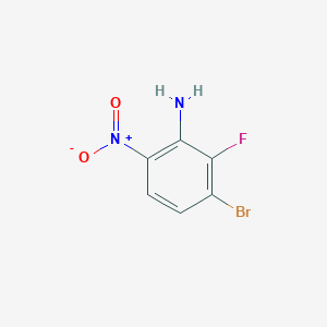 molecular formula C6H4BrFN2O2 B2819823 3-Bromo-2-fluoro-6-nitroaniline CAS No. 1804841-26-6