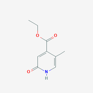 molecular formula C9H11NO3 B2819831 Ethyl 2-hydroxy-5-methylpyridine-4-carboxylate CAS No. 1227572-19-1