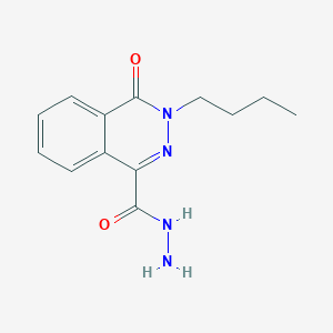 molecular formula C13H16N4O2 B2819860 3-Butyl-4-oxo-3,4-dihydrophthalazine-1-carbohydrazide CAS No. 554423-48-2