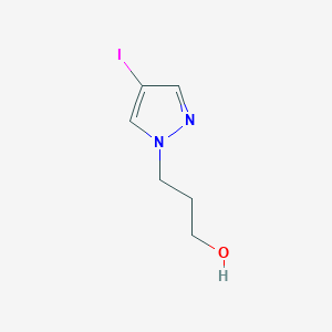 B2819861 3-(4-Iodopyrazol-1-yl)-propan-1-ol CAS No. 1341668-61-8; 180741-37-1
