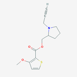 [1-(Prop-2-yn-1-yl)pyrrolidin-2-yl]methyl 3-methoxythiophene-2-carboxylate