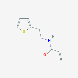 molecular formula C9H11NOS B2819933 N-[2-(thiophen-2-yl)ethyl]prop-2-enamide CAS No. 1155976-74-1