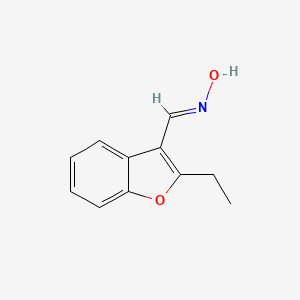 2-Ethyl-1-benzofuran-3-carbaldehyde oxime