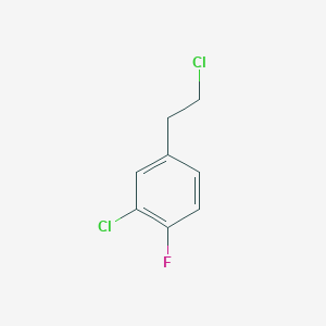 2-Chloro-4-(2-chloroethyl)-1-fluorobenzene