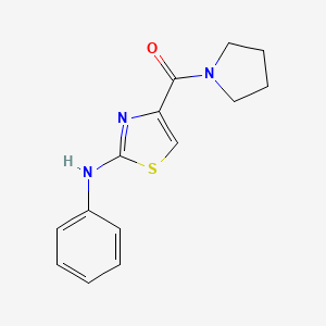 (2-(Phenylamino)thiazol-4-yl)(pyrrolidin-1-yl)methanone