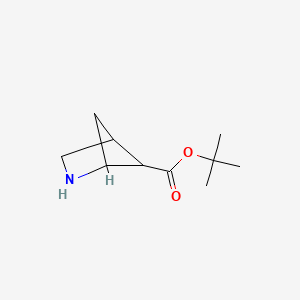 molecular formula C10H17NO2 B2819997 Tert-butyl 2-azabicyclo[2.1.1]hexane-5-carboxylate CAS No. 1936197-00-0
