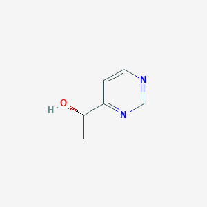 molecular formula C6H8N2O B2820022 (1S)-1-(pyrimidin-4-yl)ethan-1-ol CAS No. 1344936-67-9