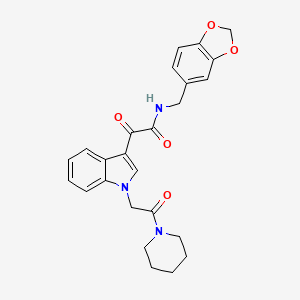 molecular formula C25H25N3O5 B2820085 ZINC000003015356 CAS No. 872861-28-4