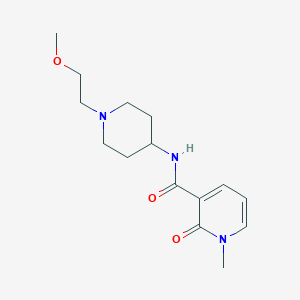 molecular formula C15H23N3O3 B2820197 N-(1-(2-methoxyethyl)piperidin-4-yl)-1-methyl-2-oxo-1,2-dihydropyridine-3-carboxamide CAS No. 1421490-13-2