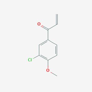 molecular formula C10H9ClO2 B2820213 1-(3-Chloro-4-methoxyphenyl)prop-2-en-1-one CAS No. 160388-06-7