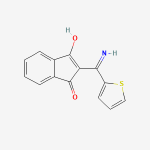 2-(Amino-2-thienylmethylene)indane-1,3-dione