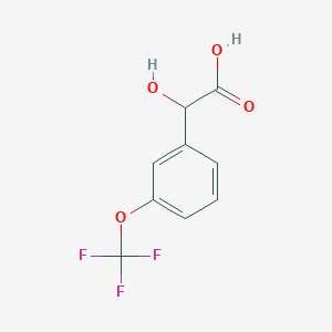 2-Hydroxy-2-[3-(trifluoromethoxy)phenyl]acetic acid
