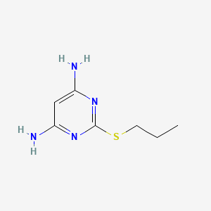 2-(Propylsulfanyl)pyrimidine-4,6-diamine