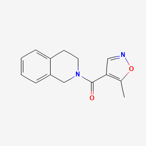 3,4-Dihydro-1H-isoquinolin-2-yl-(5-methyl-1,2-oxazol-4-yl)methanone