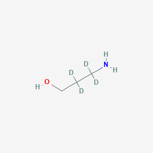 molecular formula C3H9NO B028203 3-Amino-1-propanol-d4 