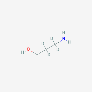 molecular formula C3H9NO B028203 3-Amino-1-propanol-d4 CAS No. 173547-44-9