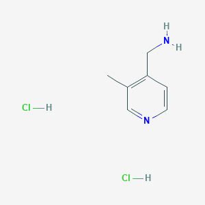 molecular formula C7H12Cl2N2 B2820315 (3-Methylpyridin-4-yl)methanamine dihydrochloride CAS No. 85127-50-0