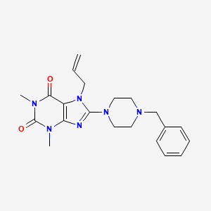 7-allyl-8-(4-benzylpiperazin-1-yl)-1,3-dimethyl-1H-purine-2,6(3H,7H)-dione